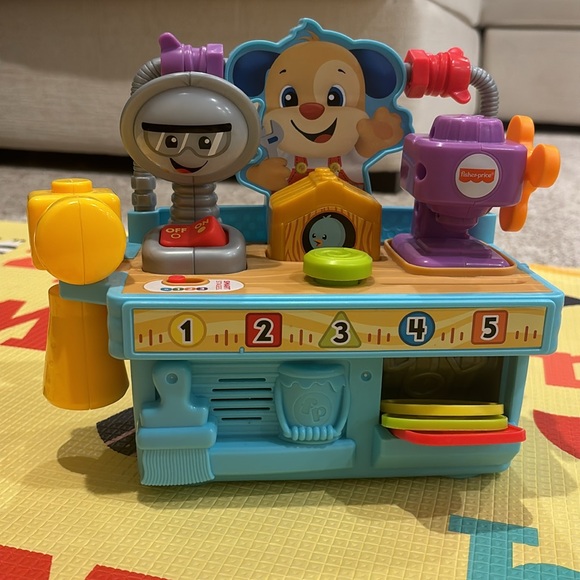 Fisher-Price Laugh & Learn Busy Learning Tool Bench - Picture 2 of 4